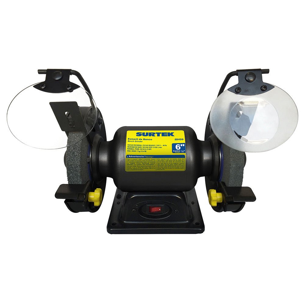 Esmeril banco 6" 250W Surtek - FERRETERÍA WITZI