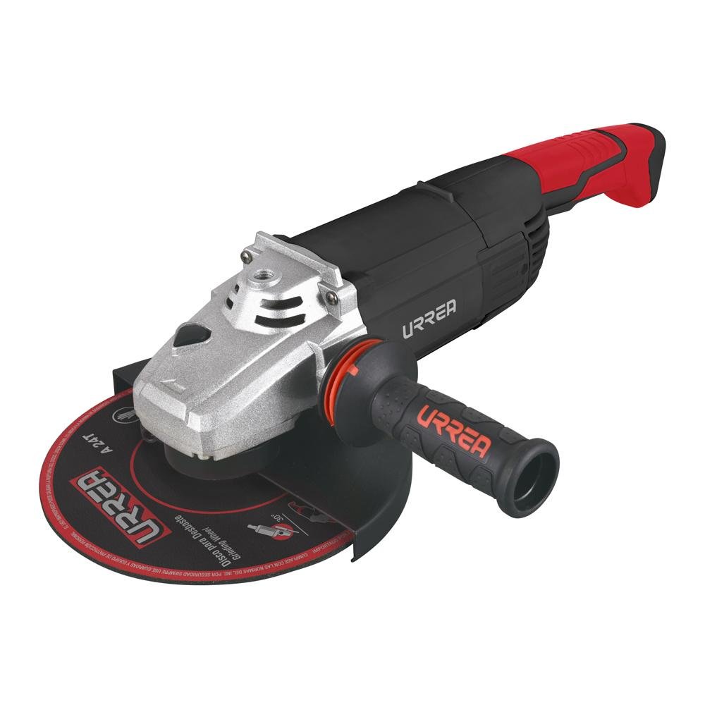 Esmeriladora Angular De 9", Eje de 5/8", 2400 W, Urrea - FERRETERÍA WITZI