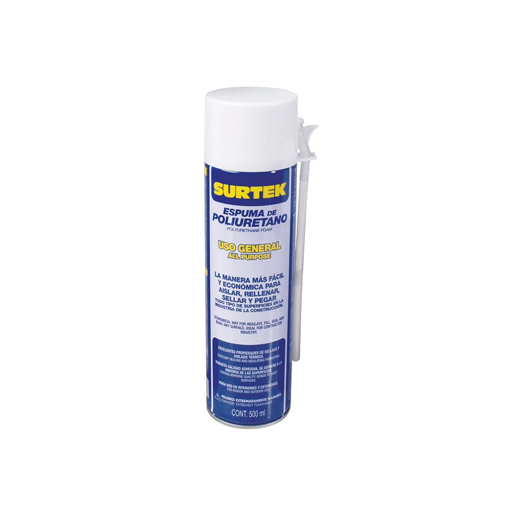 Espuma de poliuretano uso general Surtek. - FERRETERÍA WITZI