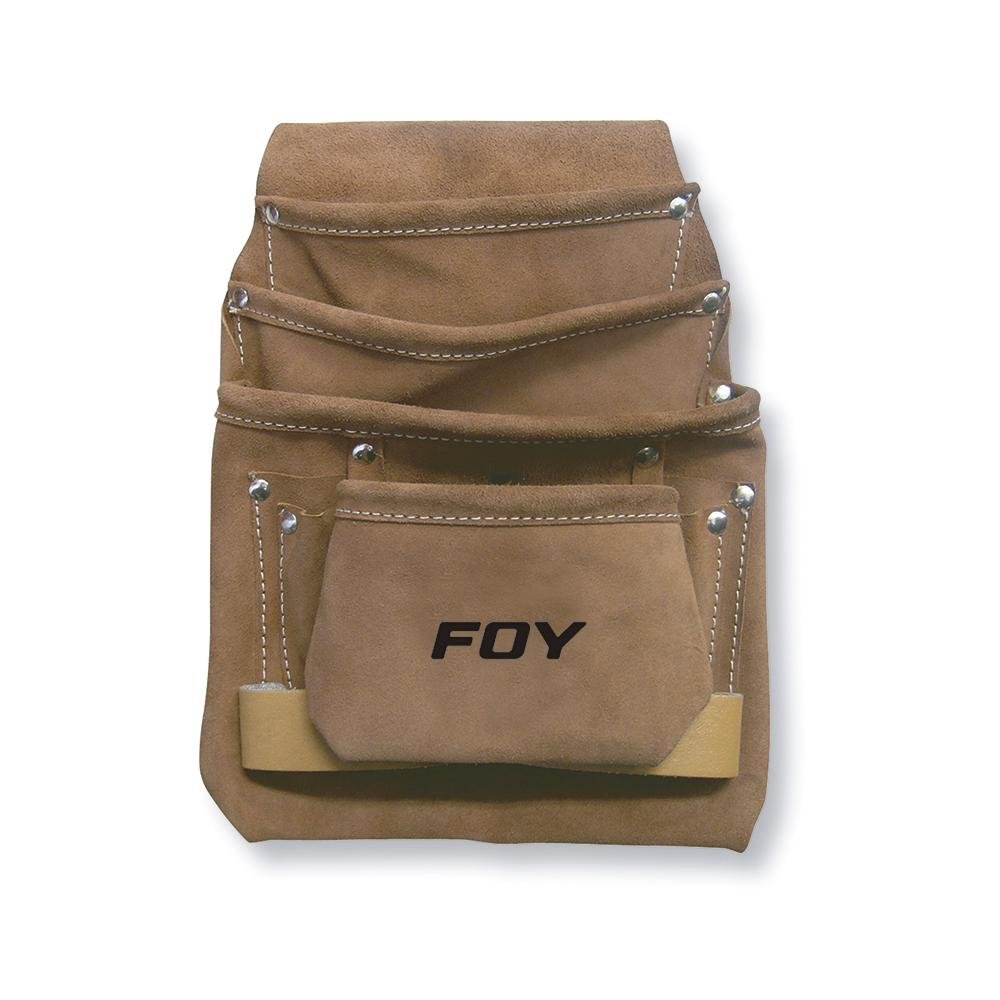Estuche Portaherramientas Cuero 4 Compartimientos Foy. - FERRETERÍA WITZI