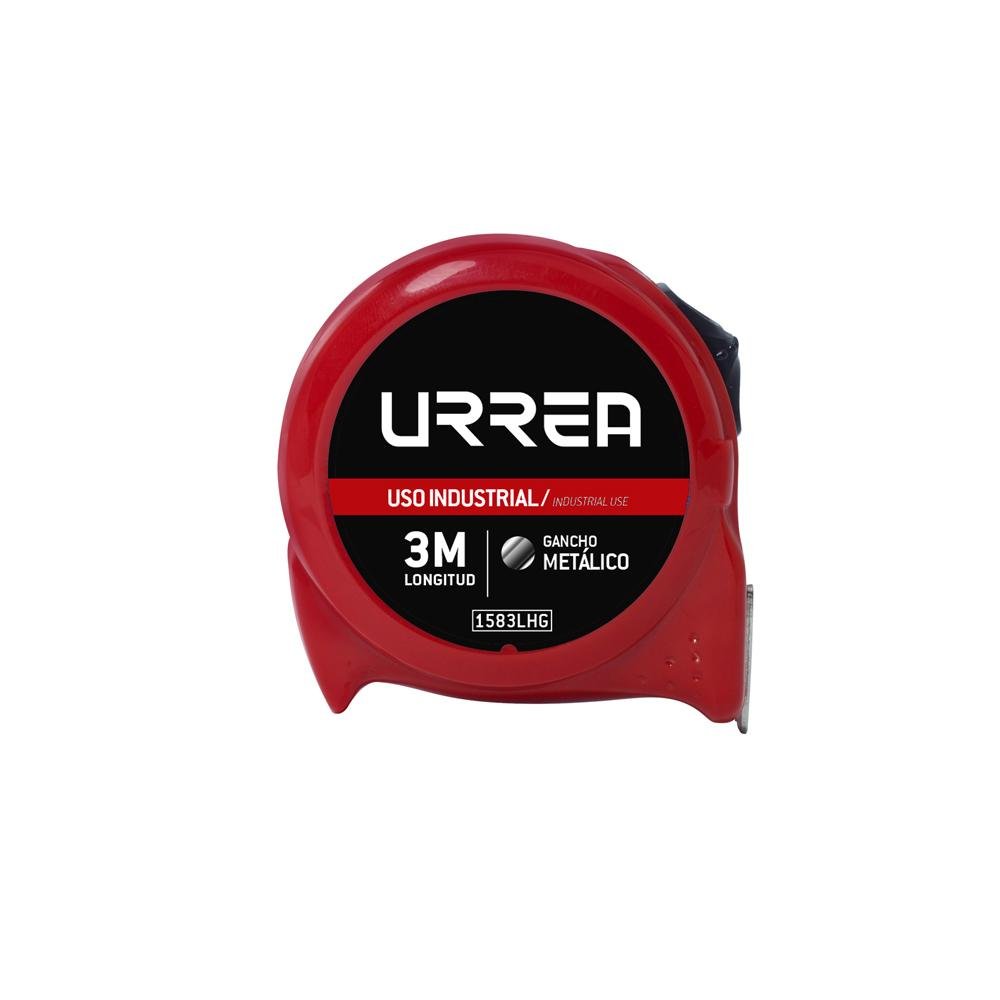 Flexómetro Uso Industrial 3mx19mm, URREA - FERRETERÍA WITZI