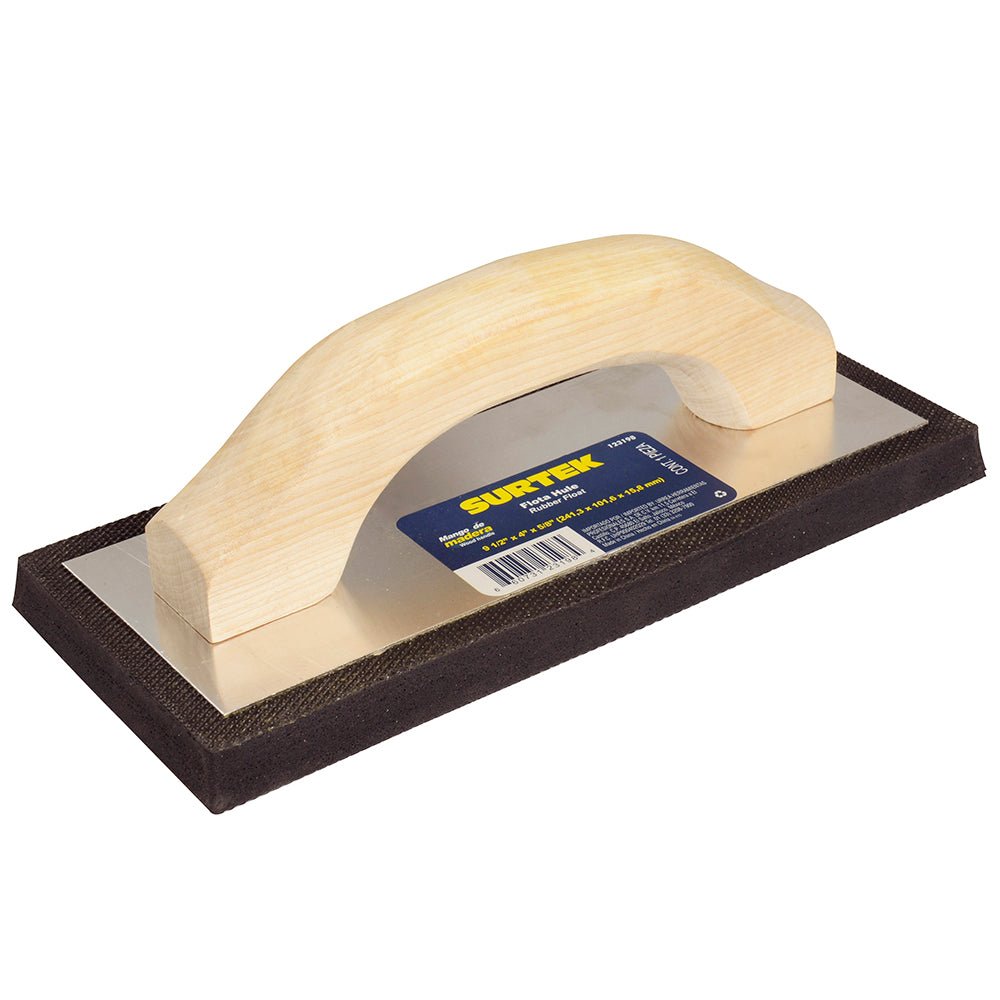 Flota de hule y esponja, 9 1/2" x 4" x 5/8" Surtek. - FERRETERÍA WITZI
