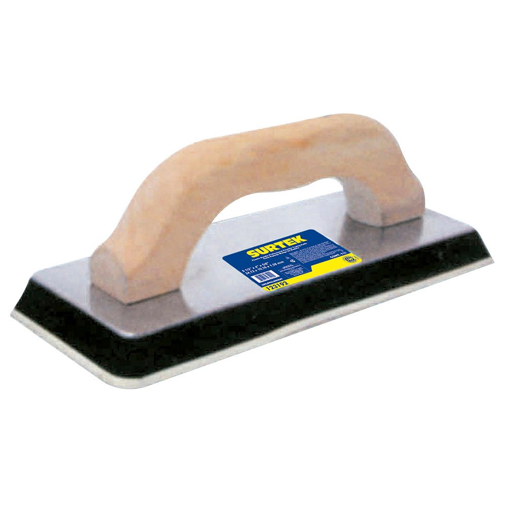 Flota de hule y esponja, 9 1/2" x 4" x 5/8" Surtek. - FERRETERÍA WITZI