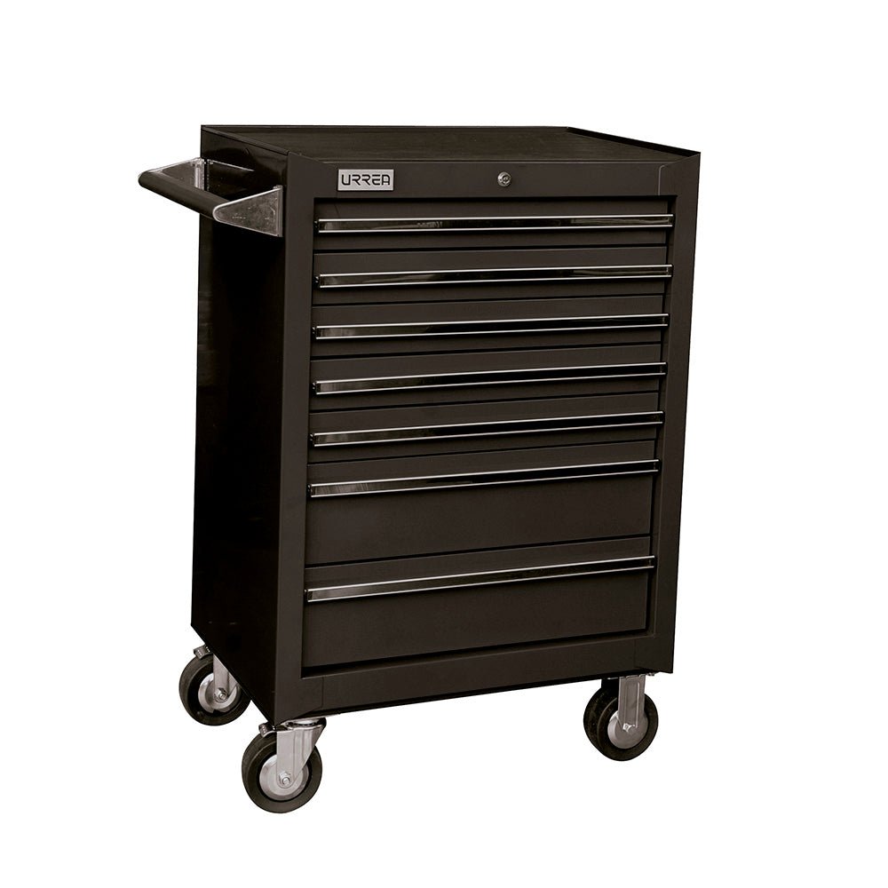 Gabinete móvil 7 gavetas 27" negro serie X Urrea - FERRETERÍA WITZI