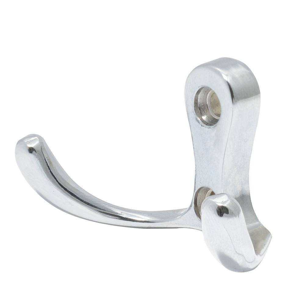 Gancho Perchero Doble Niquel, Lock - FERRETERÍA WITZI