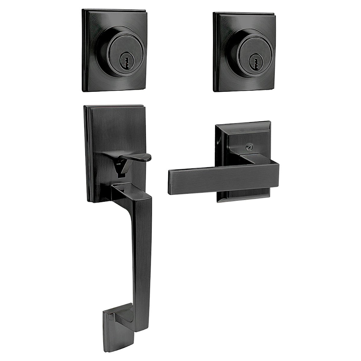 Gatillo keystone color negro con función sencilla Lock - FERRETERÍA WITZI