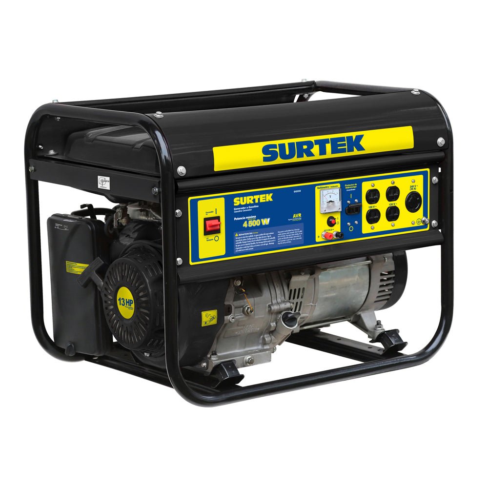 Generador a gasolina 5000W, 389cc, capacidad 25 L Surtek - FERRETERÍA WITZI
