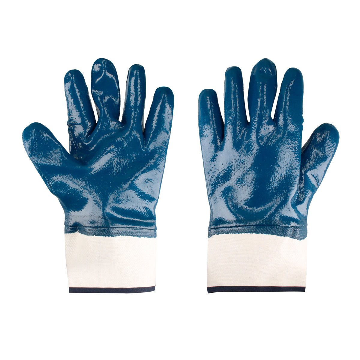 Guantes de algodón con recubrimiento de nitrilo talla G Surtek - FERRETERÍA WITZI