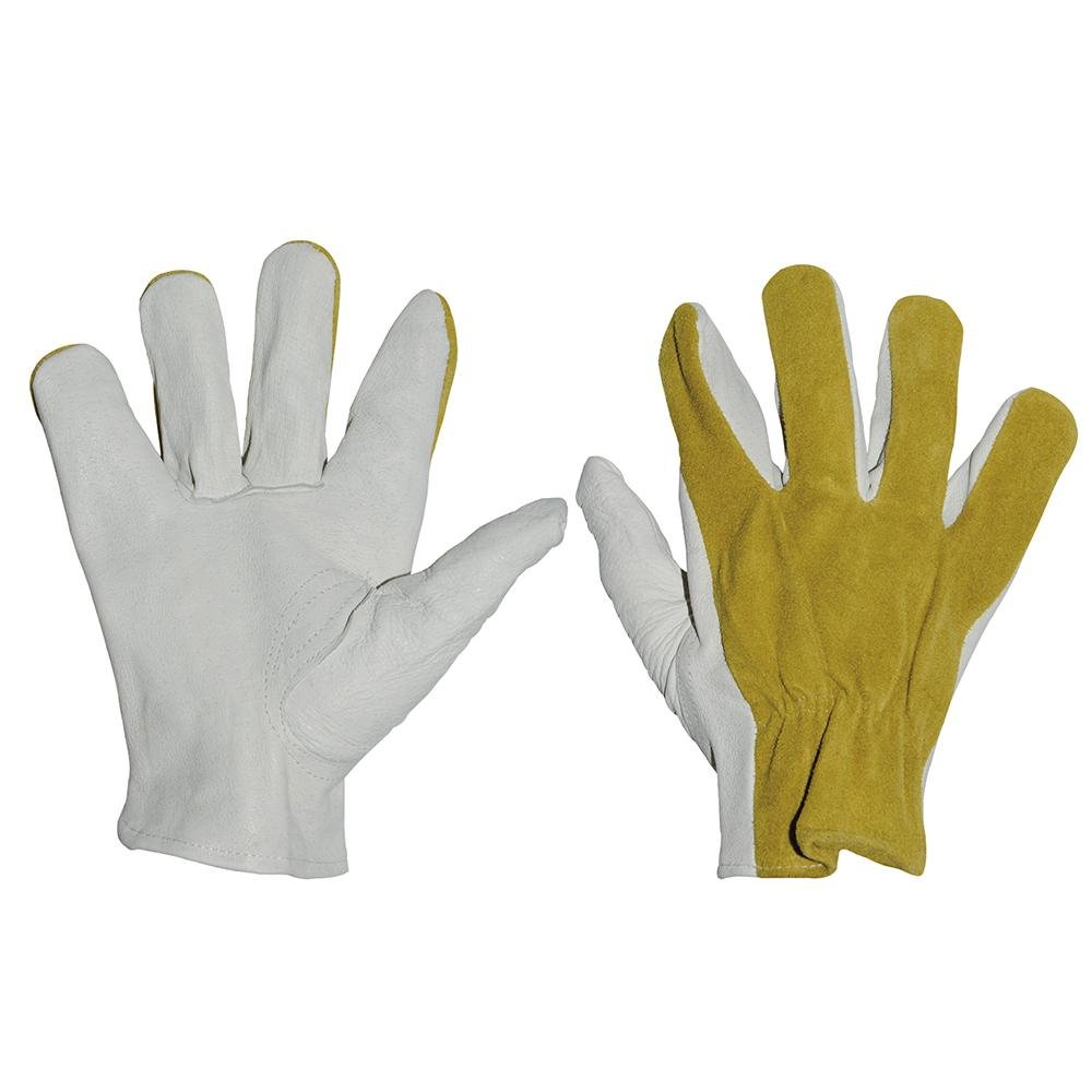 Guantes De Piel De Borrego Y Dorso De Carnaza Surtek. - FERRETERÍA WITZI