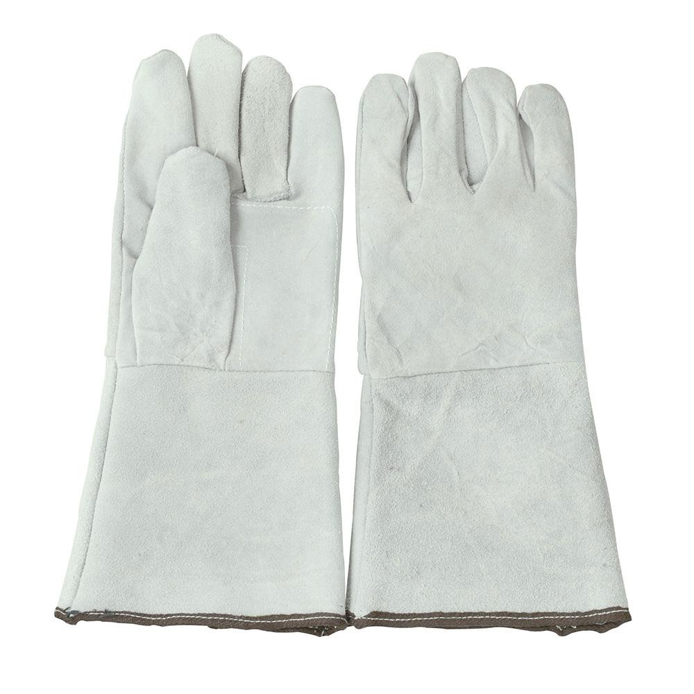 Guantes Largos Tipo Soldador De Carnaza Surtek. - FERRETERÍA WITZI