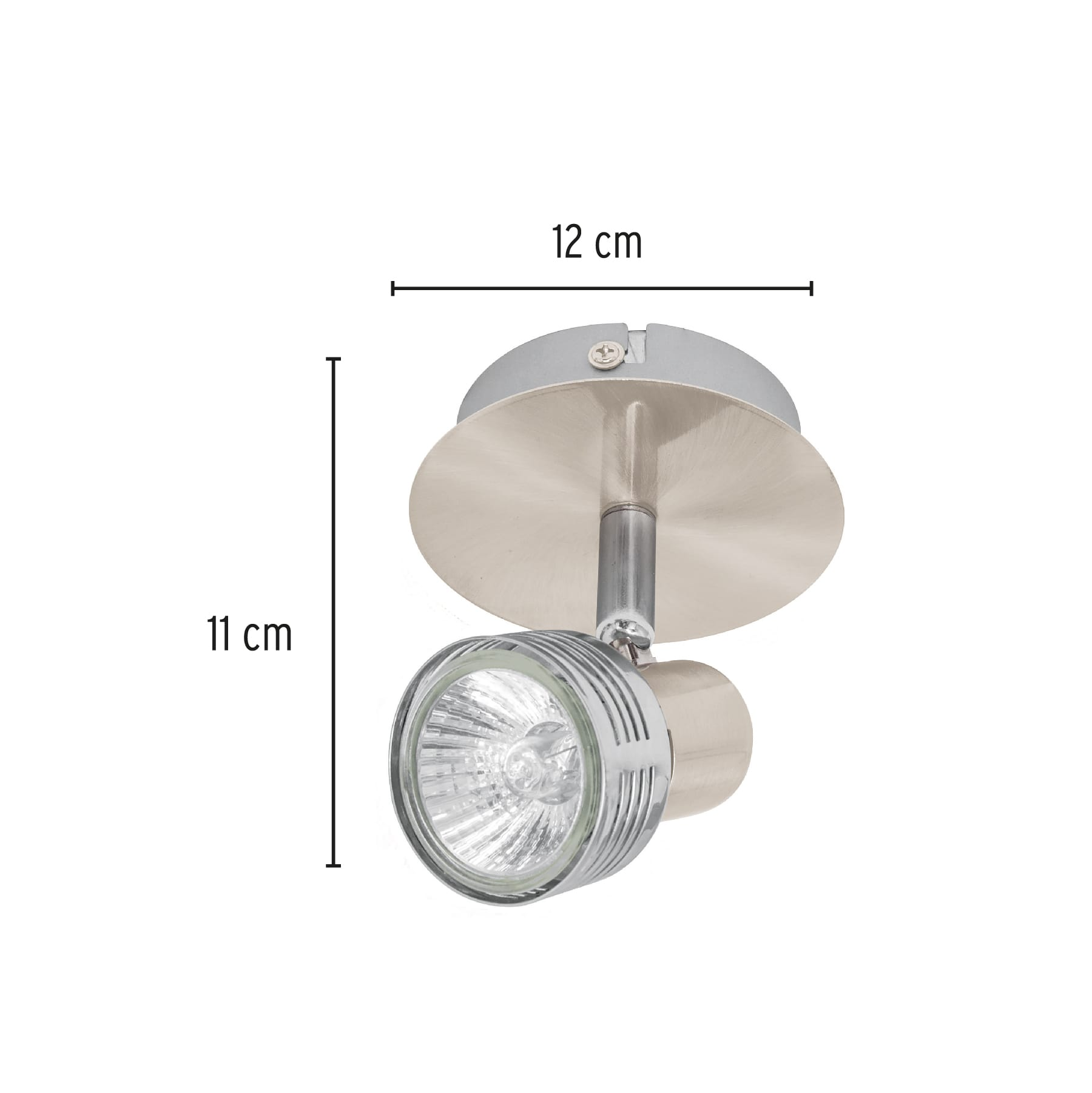 Luminarios con spots de sobreponer, línea lucca