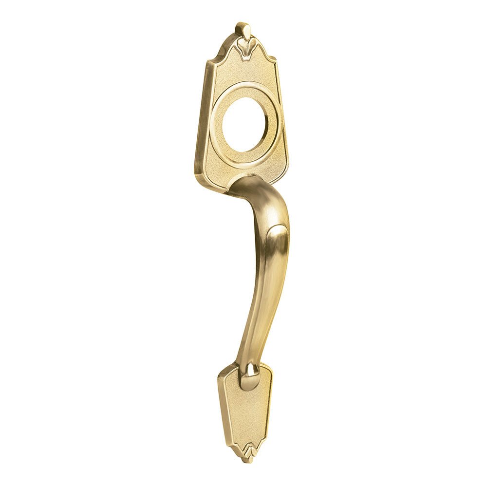 Jaladera para cerradura de sobreponer, latón antiguo, en caja Lock - FERRETERÍA WITZI