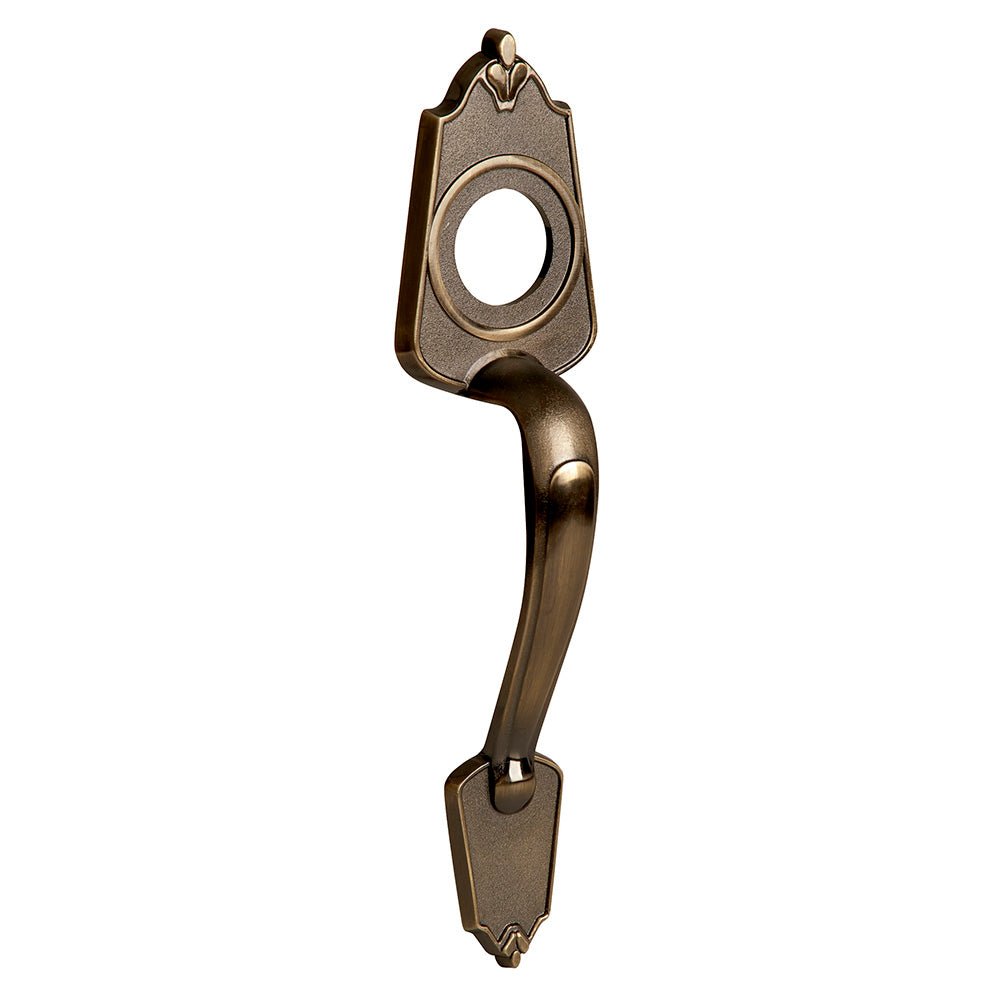 Jaladera para cerradura de sobreponer, latón antiguo, en caja Lock - FERRETERÍA WITZI