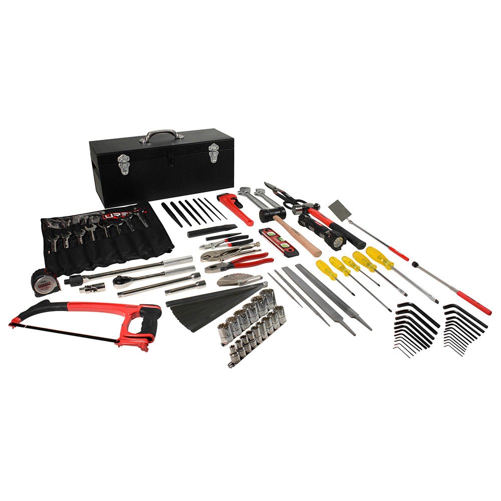 Juego básico industrial para mecánico en pulgadas, 93 piezas con caja D7C20 Urrea - FERRETERÍA WITZI