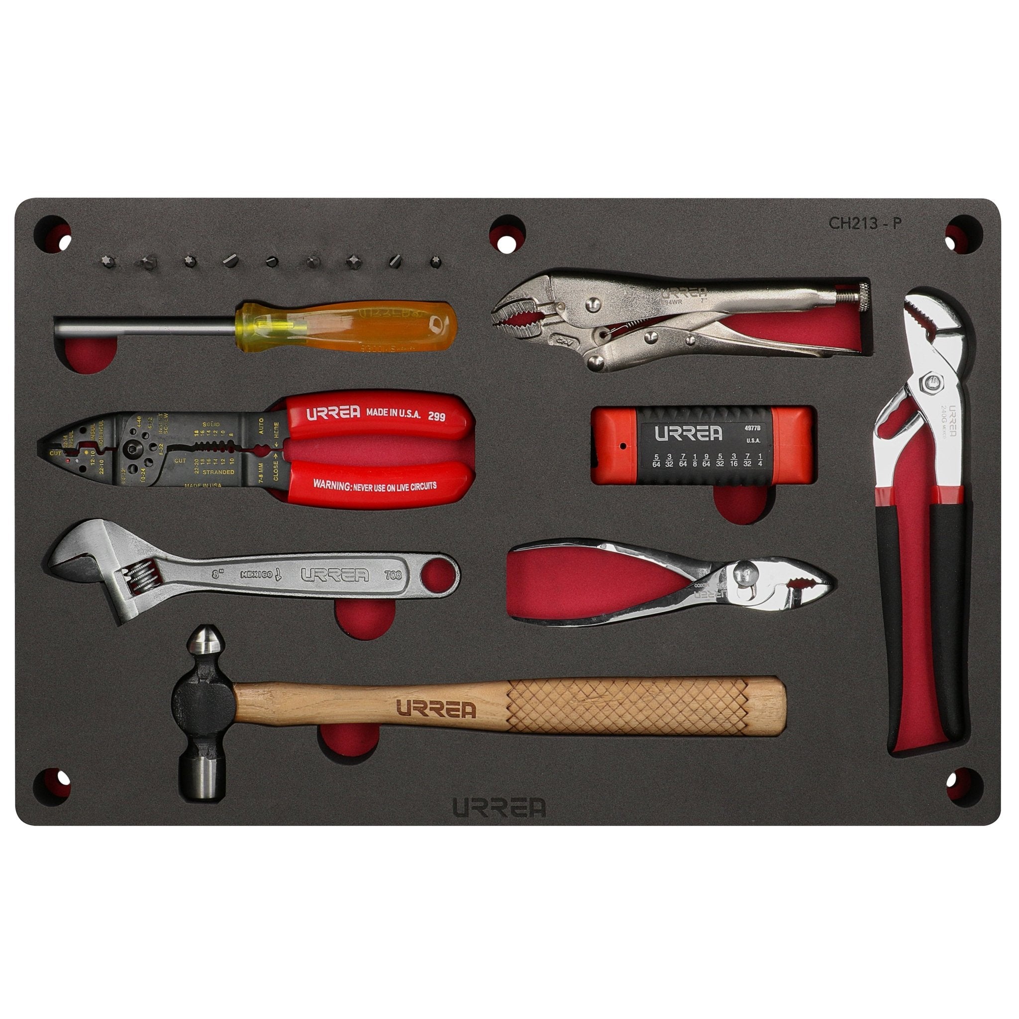Juego combinado de herramienta, 8 piezas Urrea - FERRETERÍA WITZI