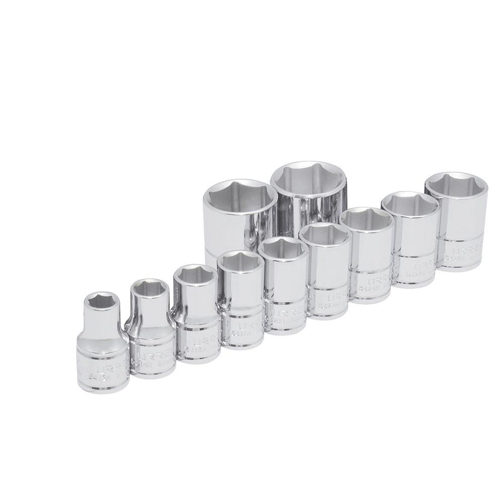 Juego De 11 Dados En Pulgadas Boca 1/2" De 6 Puntas Urrea. - FERRETERÍA WITZI