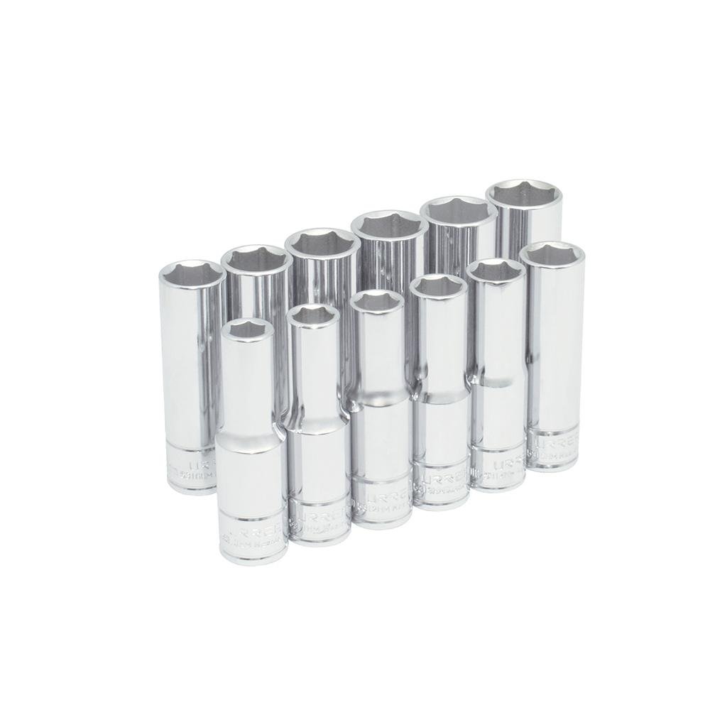 Juego De 12 Dados Largos Métricos 1/2" 6 Puntas Urrea. - FERRETERÍA WITZI