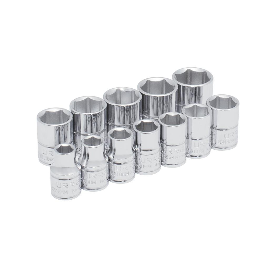 Juego De 12 Dados Métricos 3/8" 6 Puntas Urrea. - FERRETERÍA WITZI