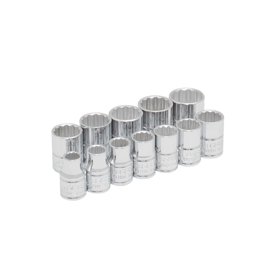 Juego De 12 Dados Métricos 3/8" Urrea. - FERRETERÍA WITZI