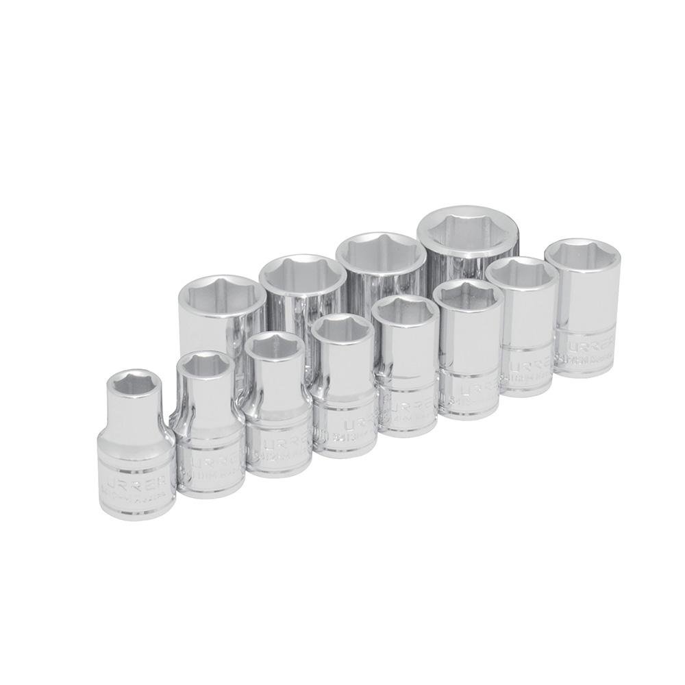 Juego De 12 Dados Métricos Boca 1/2" De 6 Puntas Urrea. - FERRETERÍA WITZI