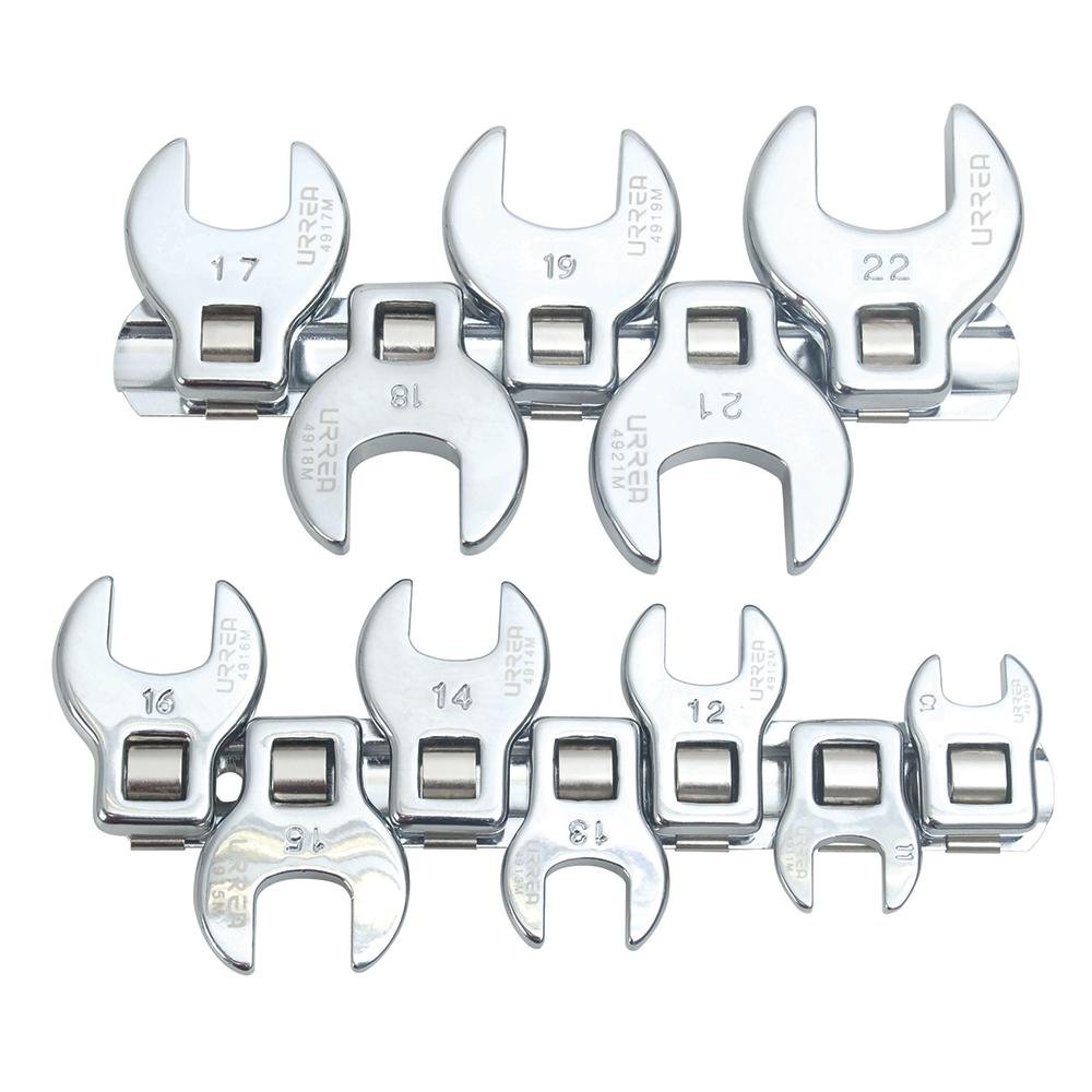 Juego De 12 Llaves Pata Cuervo Métricas Urrea. - FERRETERÍA WITZI