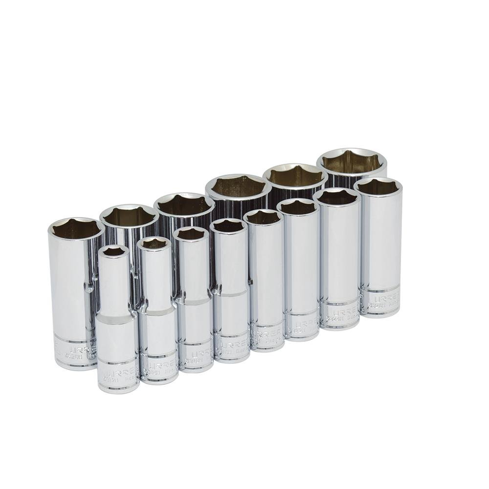Juego De 14 Dados Largos En Pulgadas 1/2" 6 Puntas Urrea. - FERRETERÍA WITZI