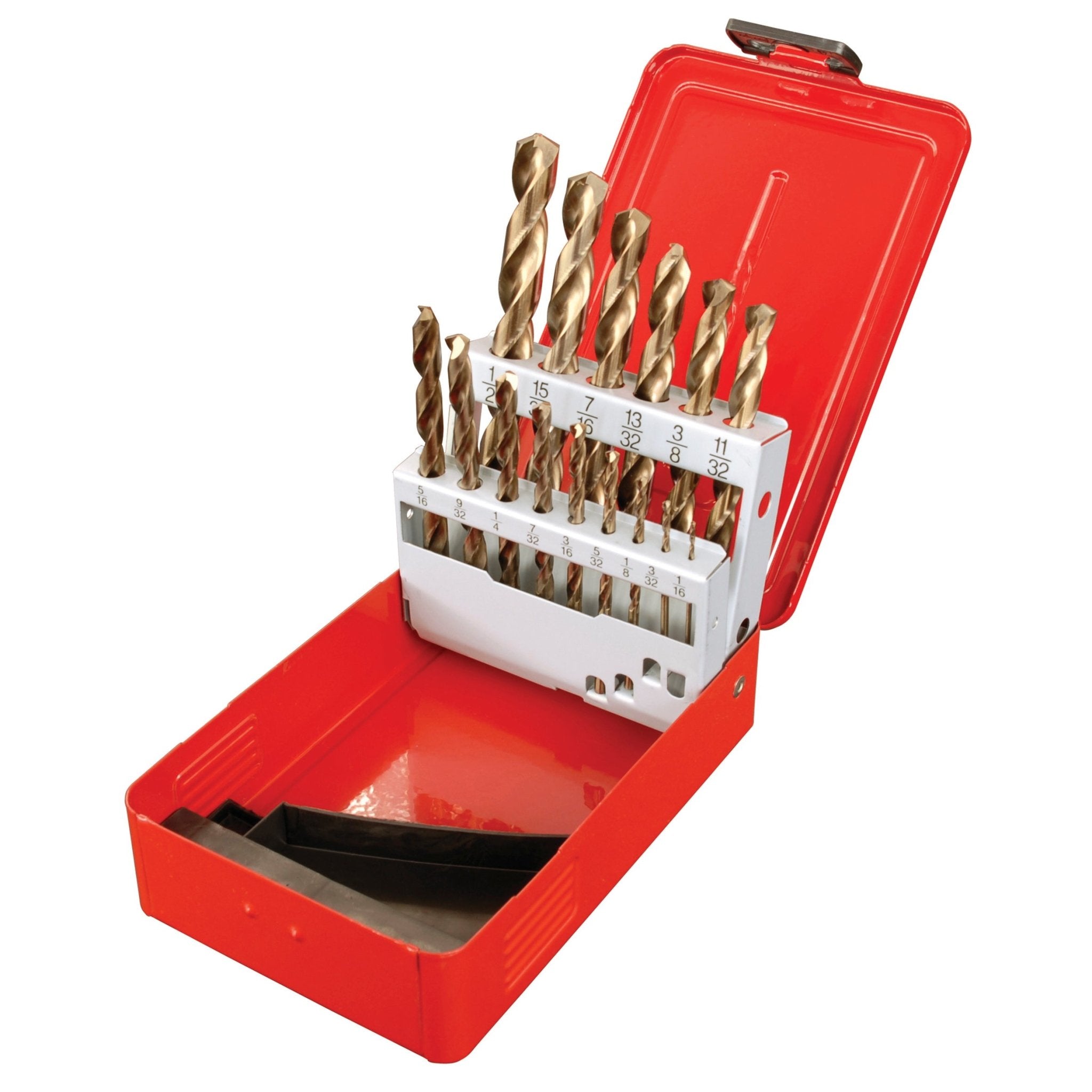 Juego de 15 brocas con cobalto 1/16"-1/2" URREA. - FERRETERÍA WITZI