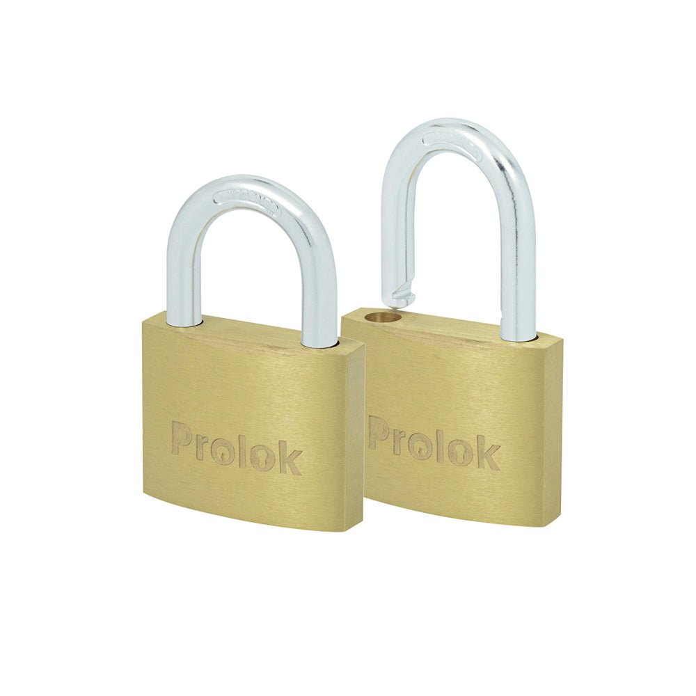 Juego de 2 candados 40mm latón Prolok. - FERRETERÍA WITZI