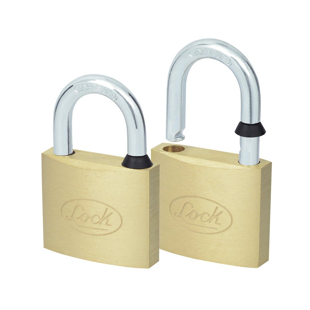 Juego de 2 candados de latón cortos 40 mm, llave estándar Lock - FERRETERÍA WITZI