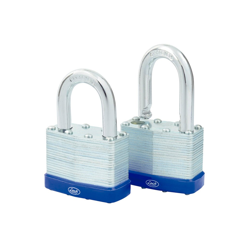 Juego de 2 candados laminados 50 mm, llave estándar Lock - FERRETERÍA WITZI