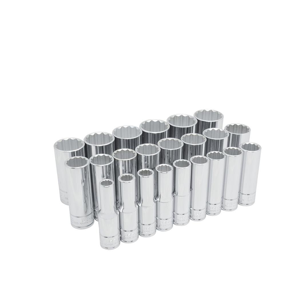 Juego De 23 Dados Largos Métricos 1/2" Urrea. - FERRETERÍA WITZI