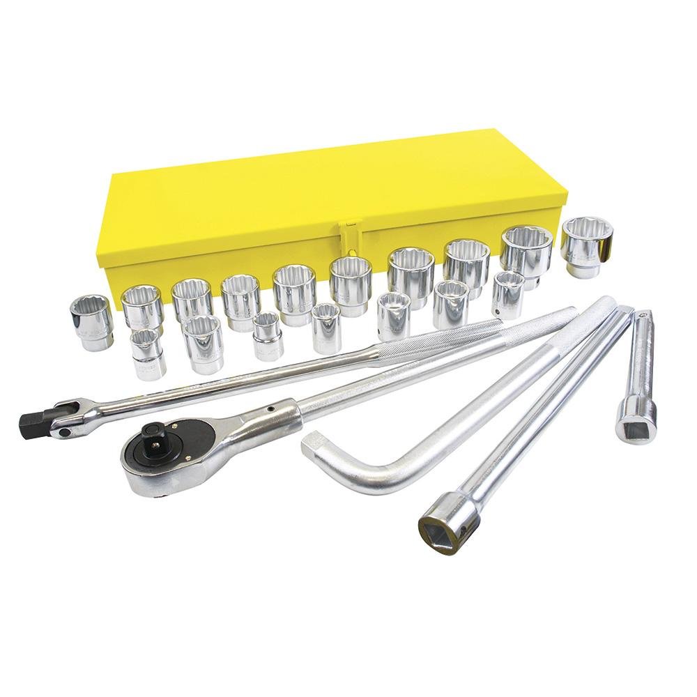 Juego De 23 Dados Y Accesorios Combinados 3/4" Surtek. - FERRETERÍA WITZI