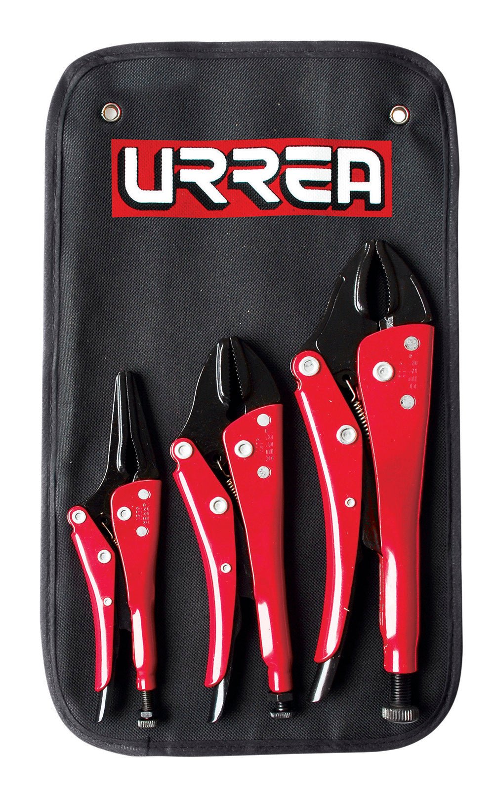 Juego de 3 pinzas de presión Urrea - FERRETERÍA WITZI