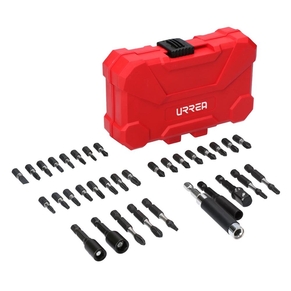 Juego De 34 Puntas y Accesorios Para Destornillador, Urrea - FERRETERÍA WITZI