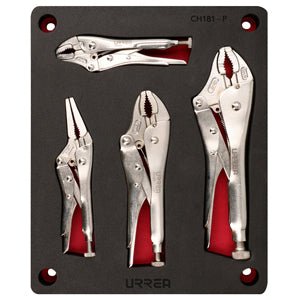 Juego de 4 pinzas de presión Urrea - FERRETERÍA WITZI