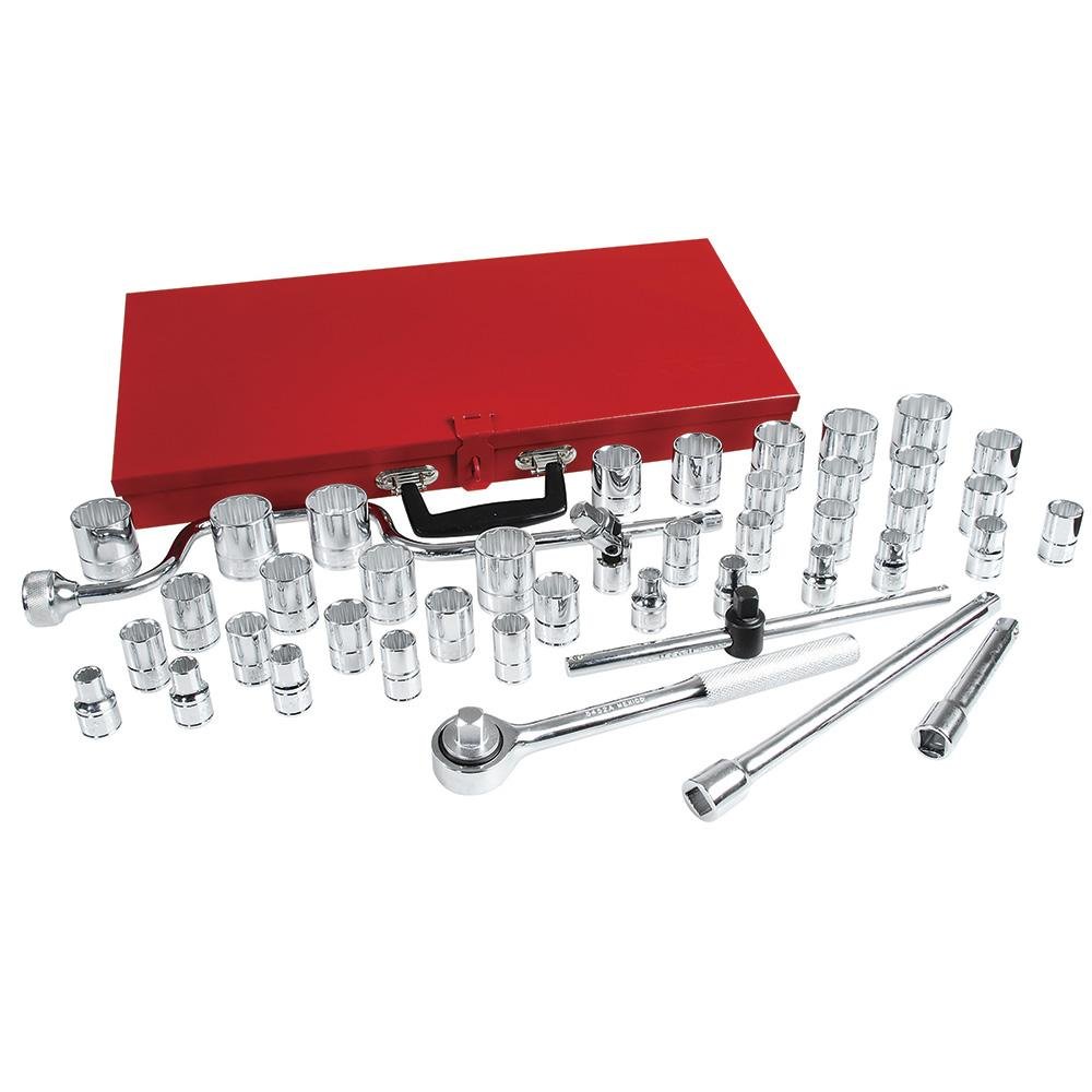 Juego De 44 Dados Y Accesorios Combinado 1/2" Urrea. - FERRETERÍA WITZI