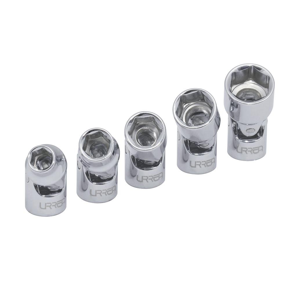 Juego De 5 Dados Flexibles En Pulgadas 1/4" En Riel Urrea. - FERRETERÍA WITZI