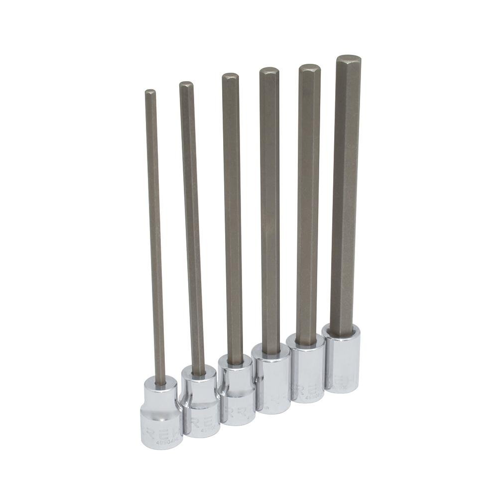Juego De 6 Dados Largos Punta Hexagonal 3/8" Urrea. - FERRETERÍA WITZI