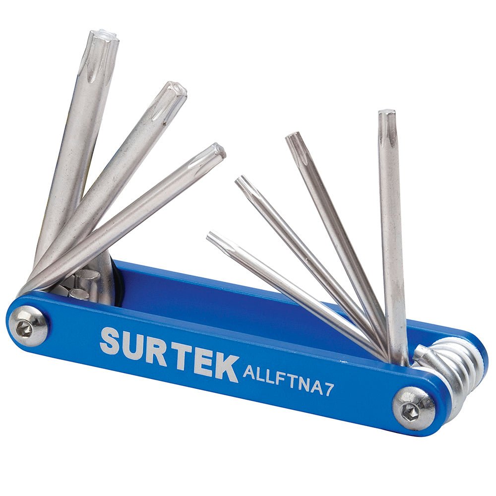 Juego de 7 llaves hexagonales Torx® tipo navaja Surtek. - FERRETERÍA WITZI
