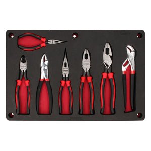 Juego de 7 pinzas combinado Urrea - FERRETERÍA WITZI