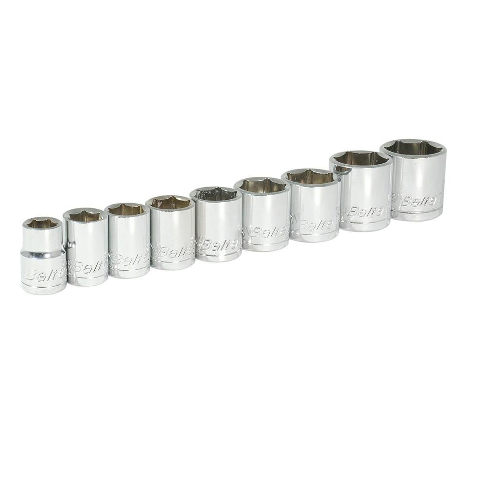 Juego De 9 Dados En Pulgadas 3/8" En Riel Balta. - FERRETERÍA WITZI