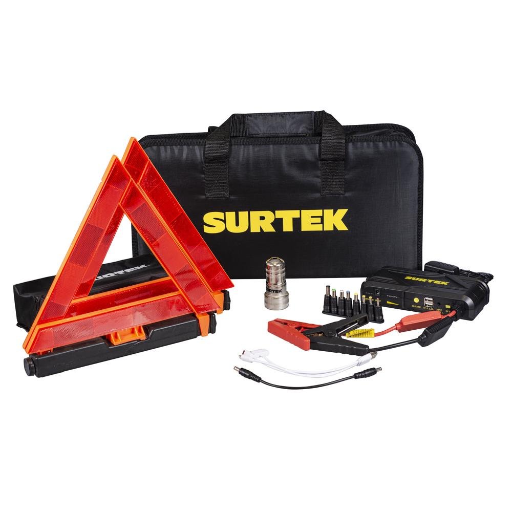 Juego De Arrancador Portátil Con Accesorios 4 pz, Surtek - FERRETERÍA WITZI
