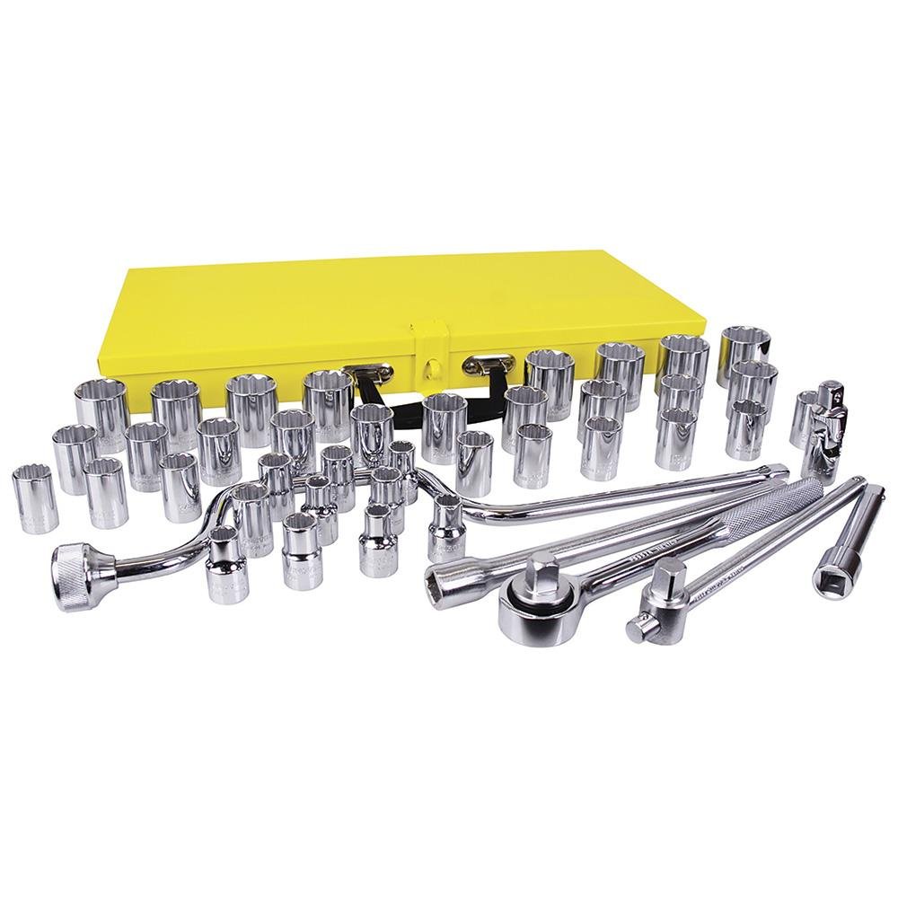 Juego De Dados Accesorios 43 Piezas 1/2" Surtek. - FERRETERÍA WITZI