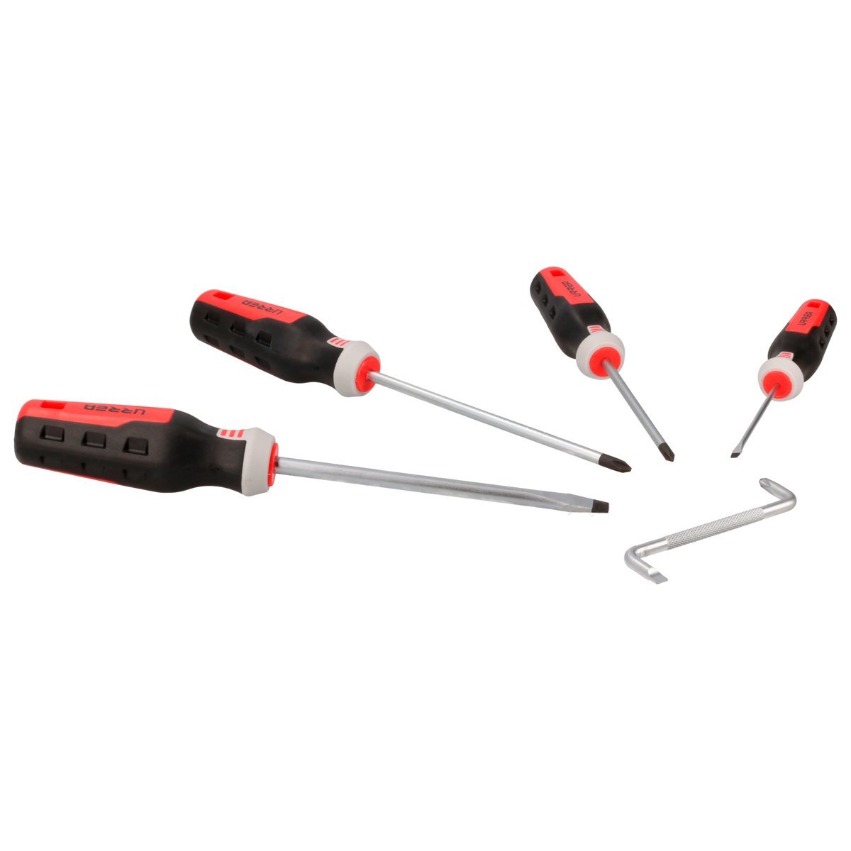 Juego de destornilladores trimaterial 5pz, URREA - FERRETERÍA WITZI