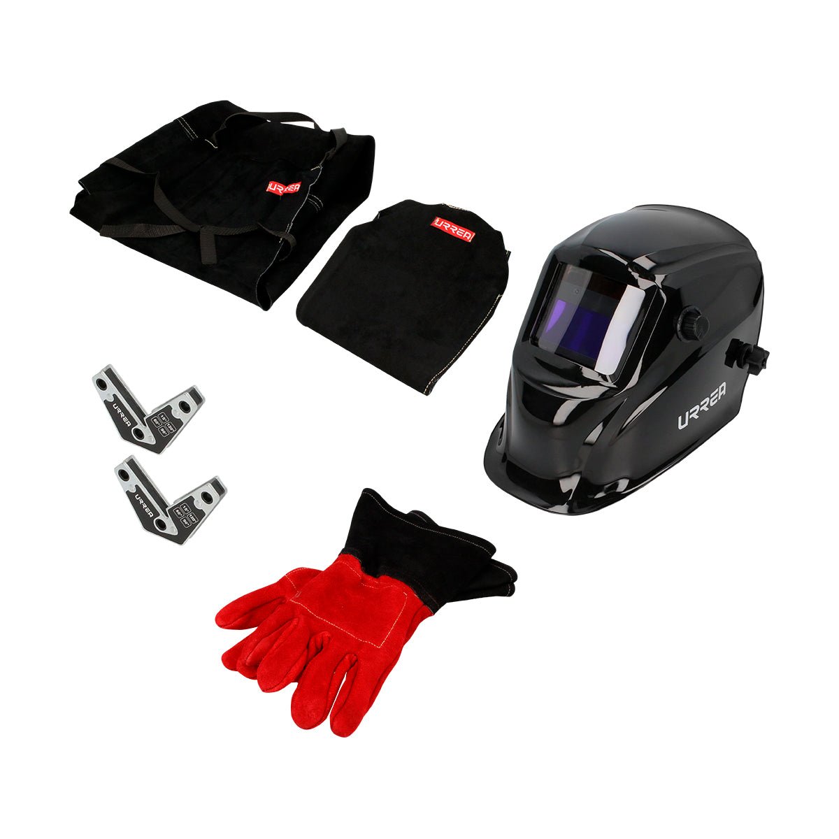 Juego de equipo de protección profesional para soldador 6pz Urrea. - FERRETERÍA WITZI