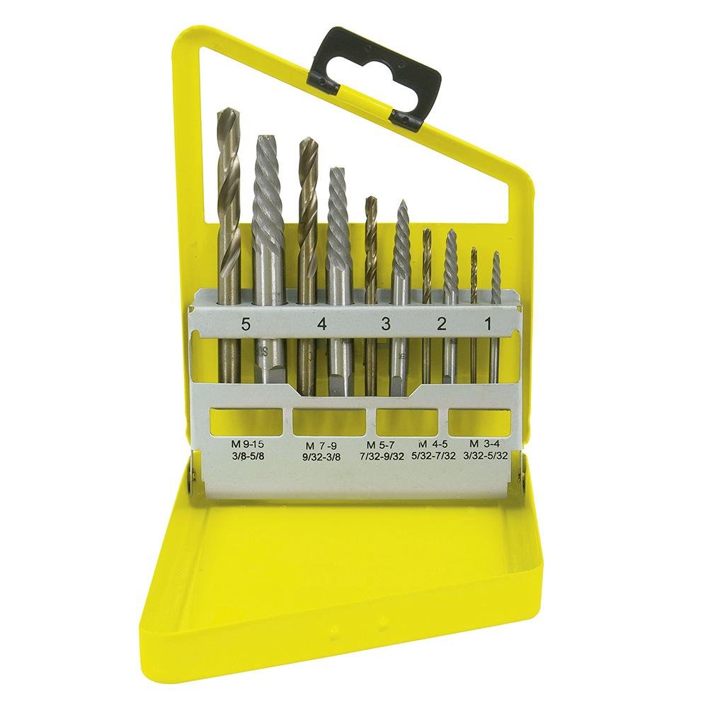 Juego De Extractor Tuercas Barridas 10 Piezas Surtek. - FERRETERÍA WITZI