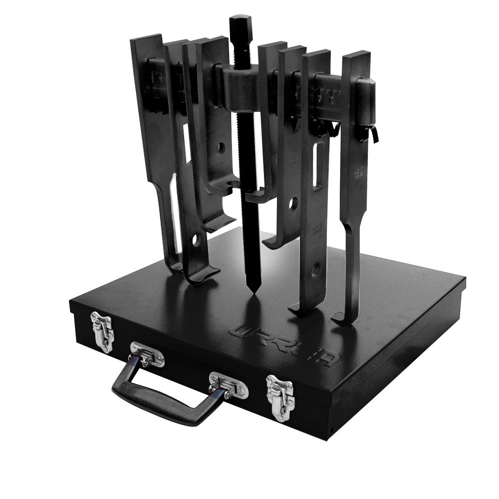 Juego de extractores 14 piezas en caja metálica color negro 6 toneladas Urrea. - FERRETERÍA WITZI