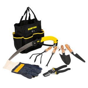 Juego de herramientas para carpintería con bolsa 8 pzas Surtek - FERRETERÍA WITZI