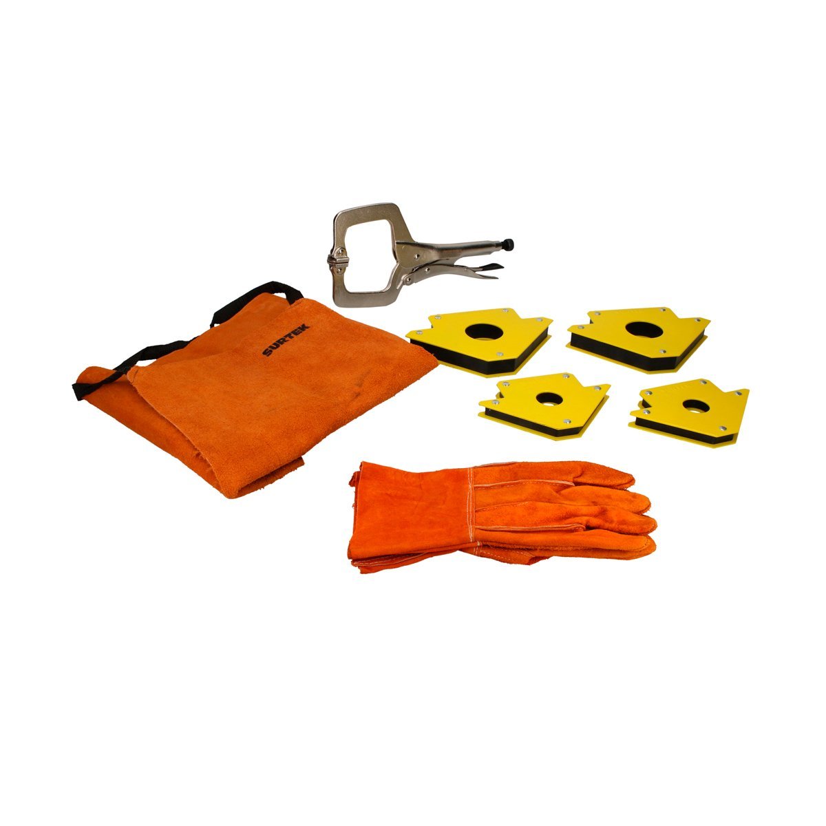 Juego de herramientas para herrero/soldador con pinzas, 7pz, surtek - FERRETERÍA WITZI