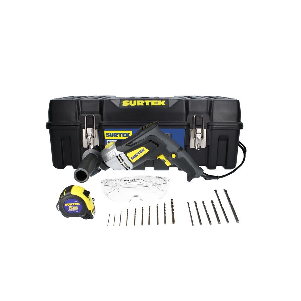Juego De Rotomartillo Con Accesorios 20 pz, Surtek - FERRETERÍA WITZI